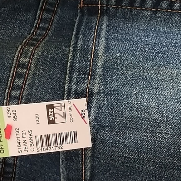 C.J.Banks Moderately Curvy Ankle Jeans Plus Size 24W - Picture 5 of 10